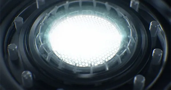 3D金属反应堆动画logo演示像素设计精选AE模板 Reactor rd45 Logo