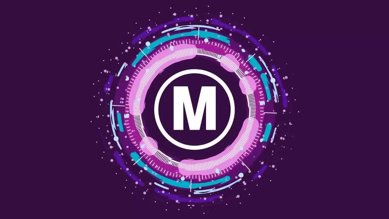 动画球形logo展示像素设计精选AE模板