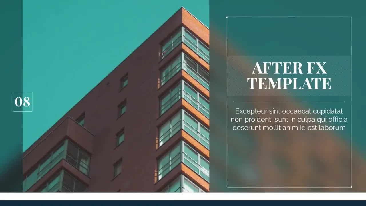 现代时尚创意的企业演示文稿像素设计精选AE模板