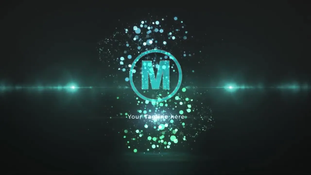 明亮的科学公司徽标显示像素设计精选AE模板