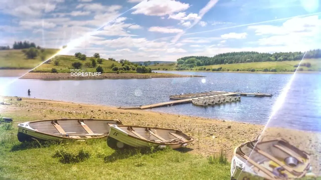 华丽设计照片幻灯片时尚过渡像素设计精选AE模板