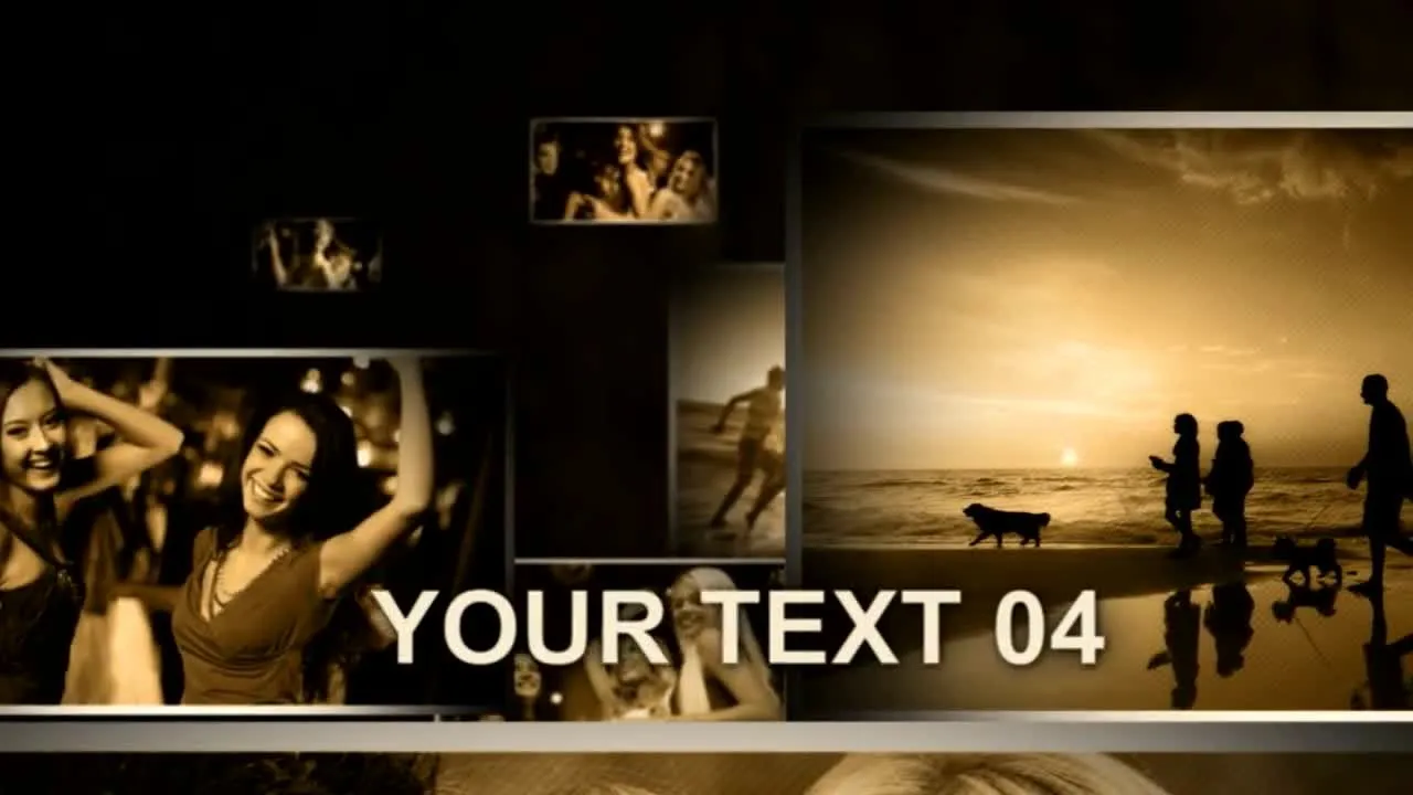 照片移动效果像素设计精选AE模板