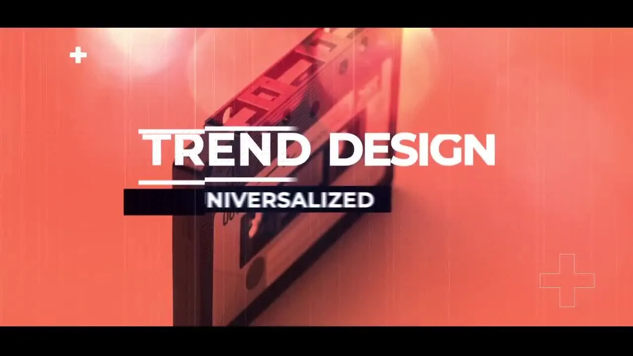 现代广告幻灯片像素设计精选AE模板