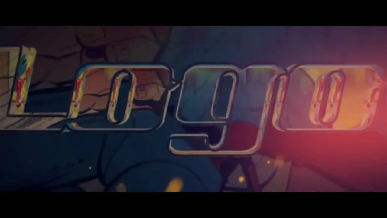 电影效果3D外观Logo标题像素设计精选AE模板