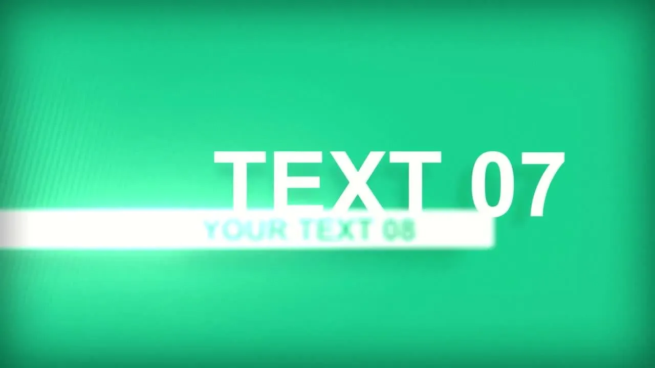 23条很酷文本标题像素设计精选AE模板