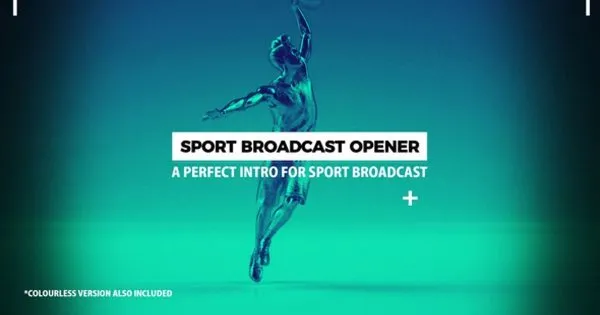 体育运动节目片头像素设计精选AE模板 Sport Broadcast Opener