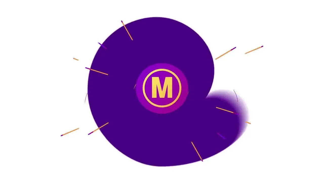 炫目的动画翻转徽标像素设计精选AE模板