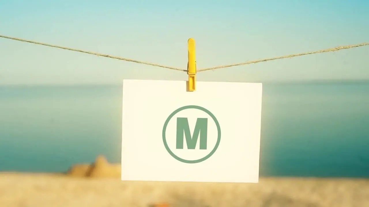 美丽的岛屿照片幻灯片像素设计精选AE模板