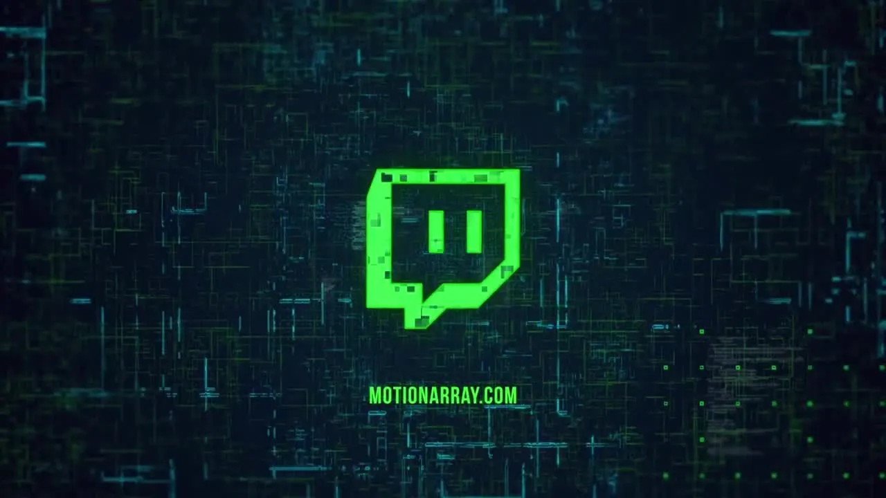 时尚动态动画标识显示像素设计精选AE模板