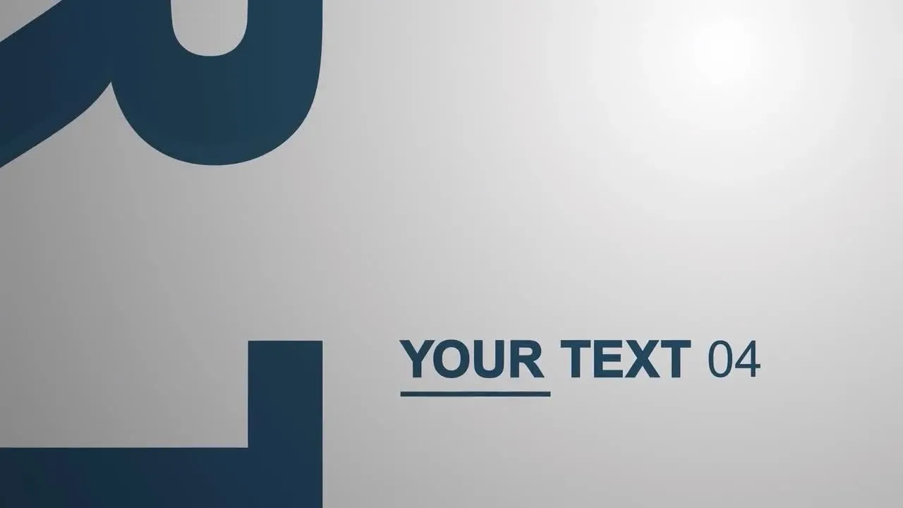 文本排版标题动画展示像素设计精选AE模板Type O Negative