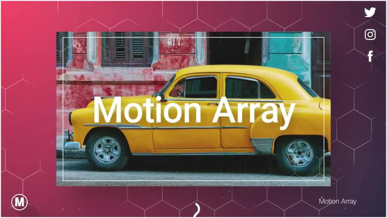 新优雅广告幻灯片像素设计精选AE模板