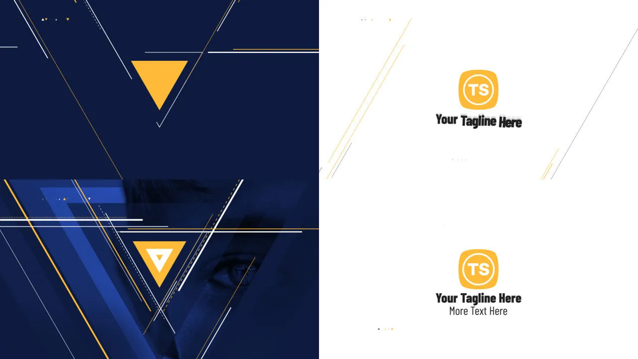 动画徽标像素设计精选AE模板