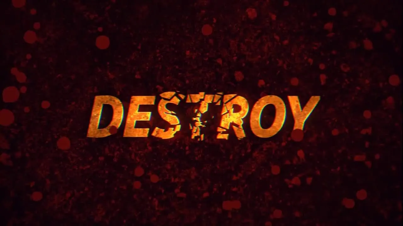 恐怖神秘的字幕预告片头像素设计精选AE模板