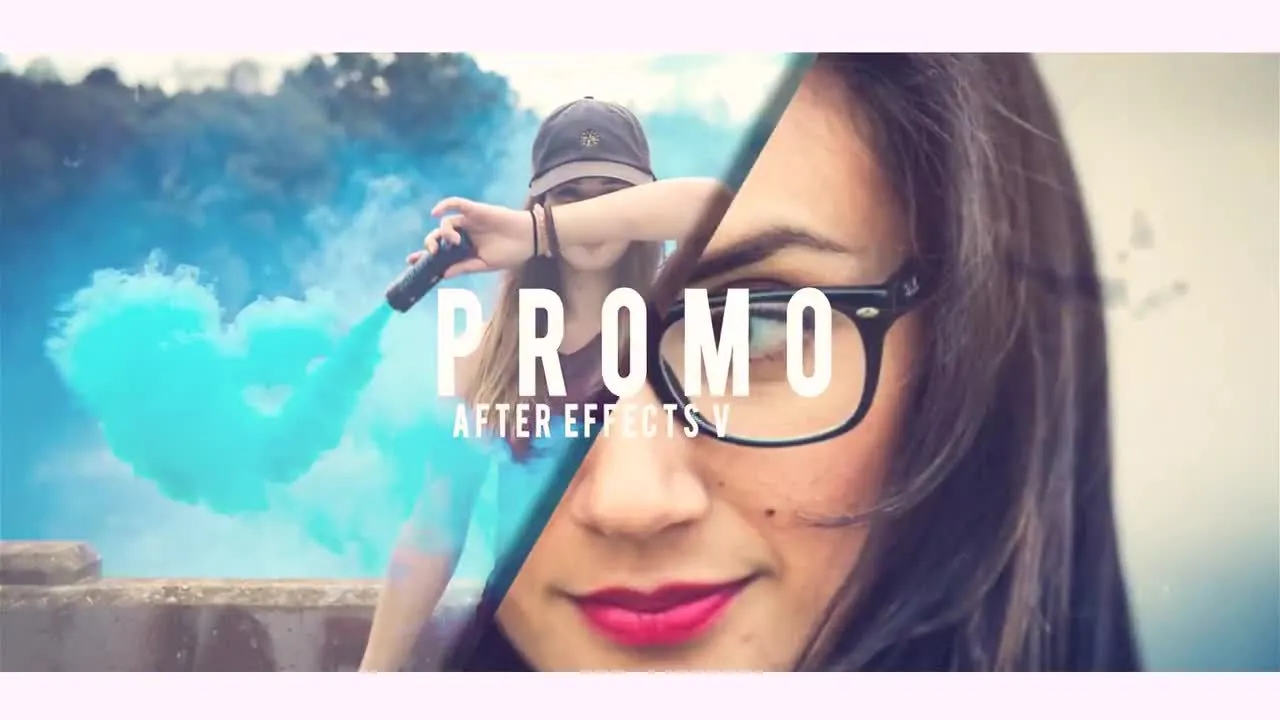 快速简短动画开场幻灯片像素设计精选AE模板