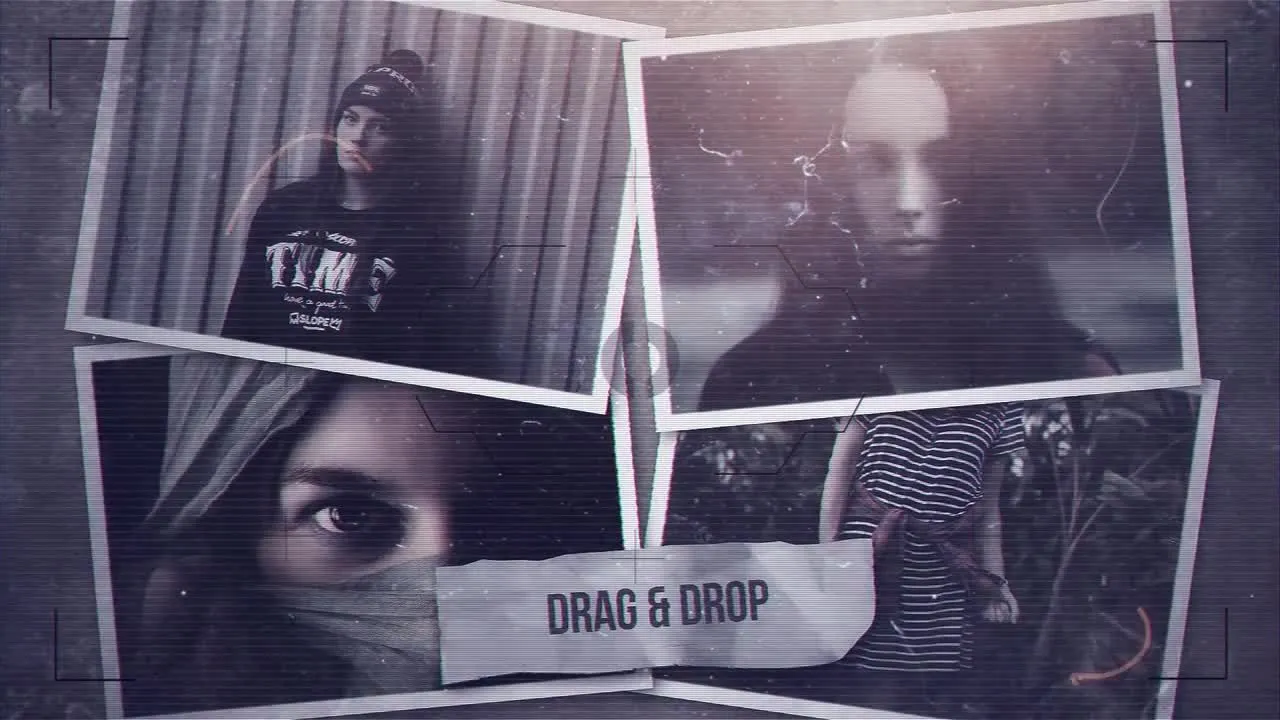 侦探主题调查动画像素设计精选AE模板