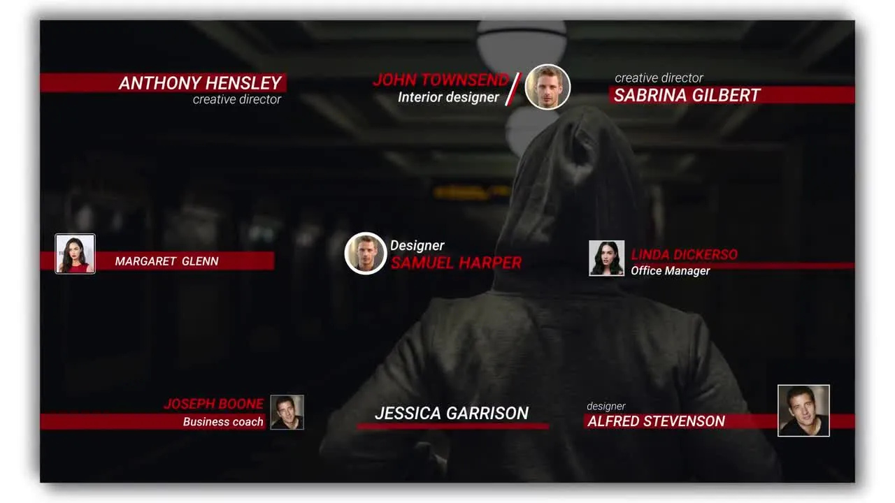 简洁的企业字幕条标题文字动画像素设计精选AE模板