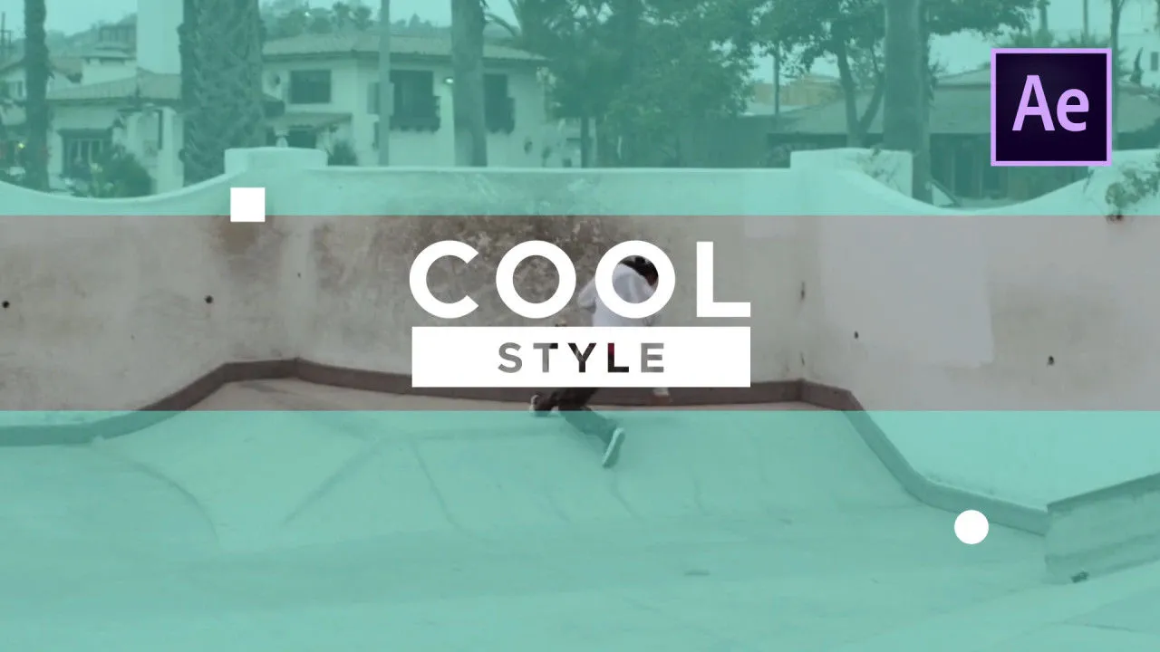 模块化结构的多用途开启器像素设计精选AE模板