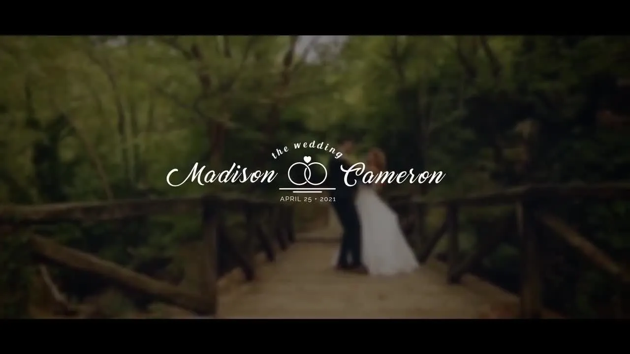 婚礼标题像素设计精选AE模板