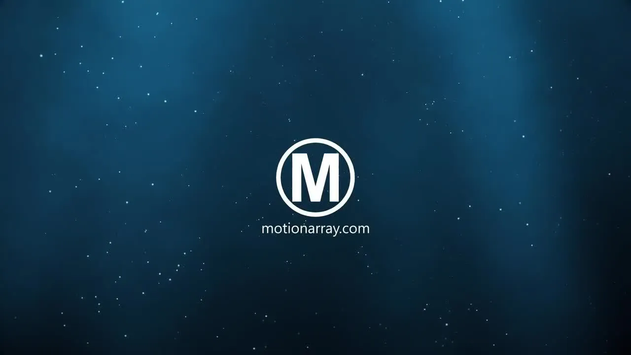 动态动画雪粒徽标像素设计精选AE模板