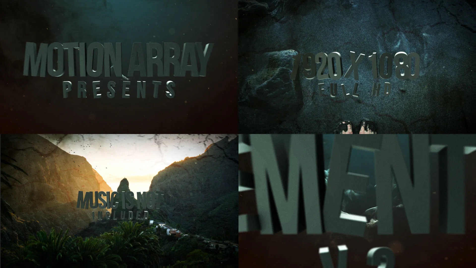 时尚动感活力的史诗电影幻灯片像素设计精选AE模板