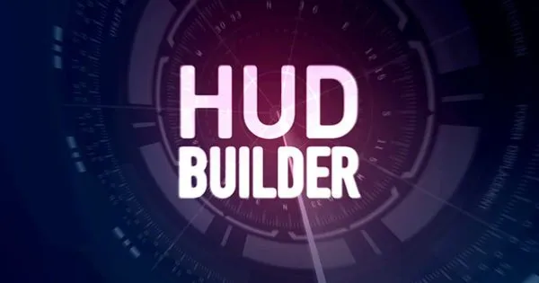 高科技HUD特效动画制作像素设计精选AE模板 HUD Builder