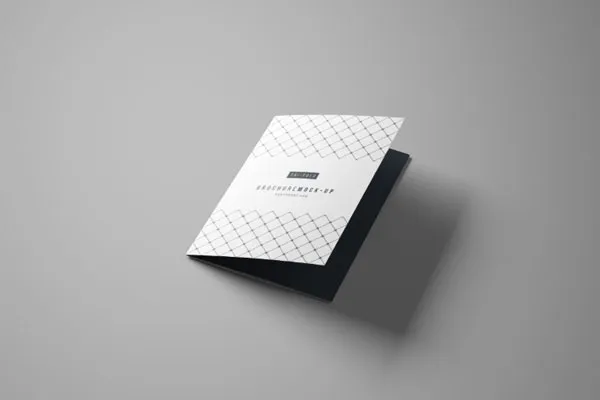 智能三折页广告小册子样机