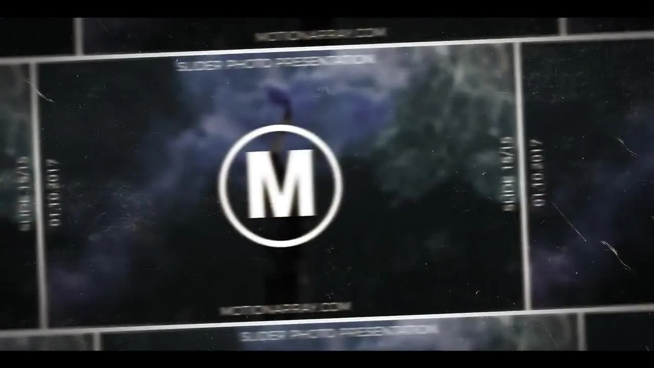 照片滑块效果旅行照片展示像素设计精选AE模板