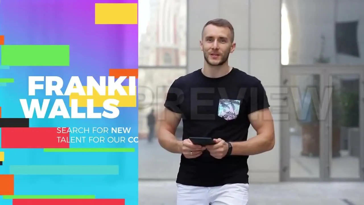 超现代的活动宣传介绍像素设计精选AE模板