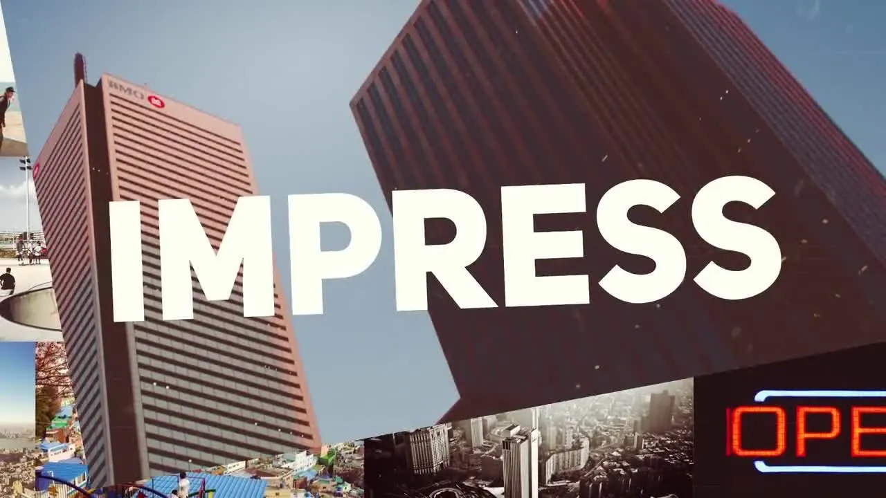 城市动画开场白像素设计精选AE模板