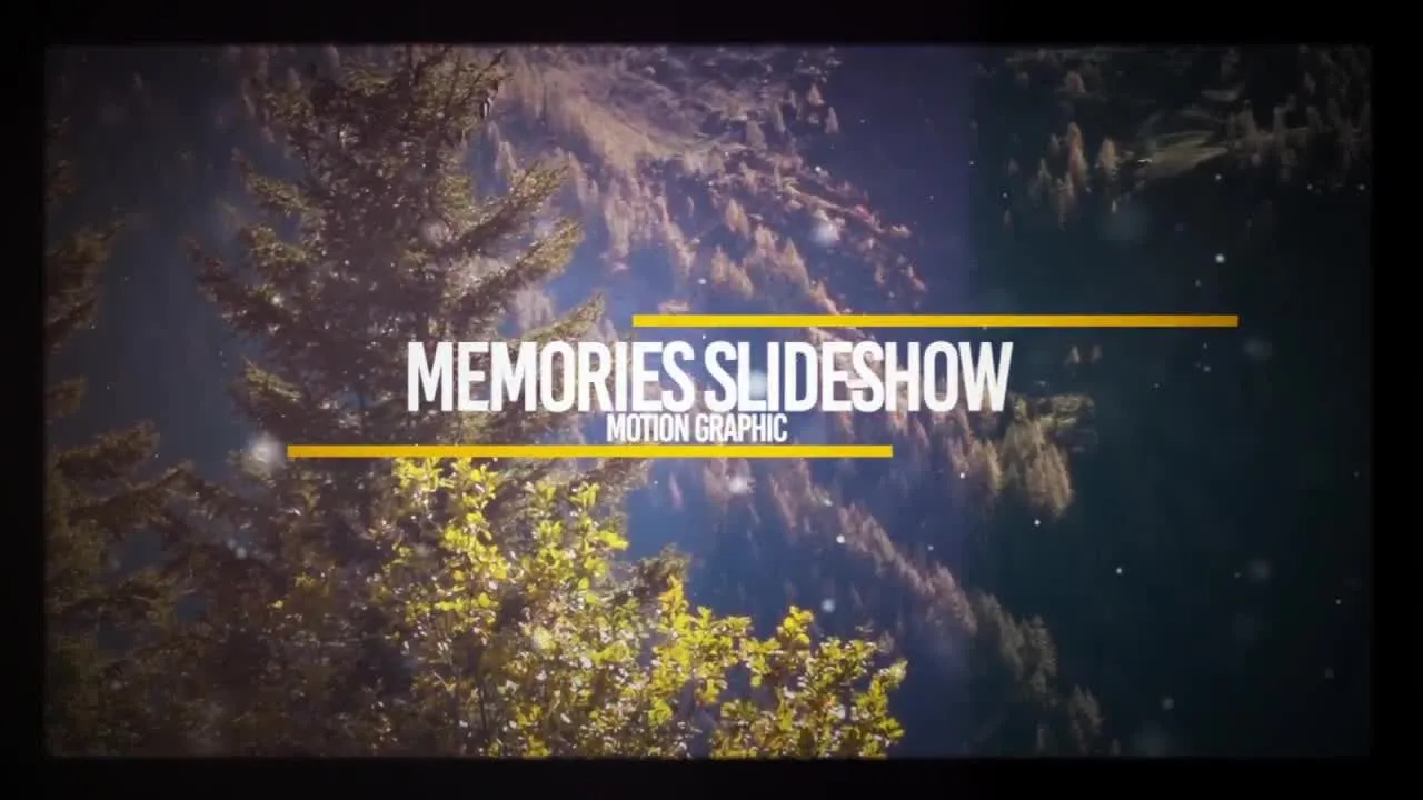 回忆幻灯片照片像素设计精选AE模板