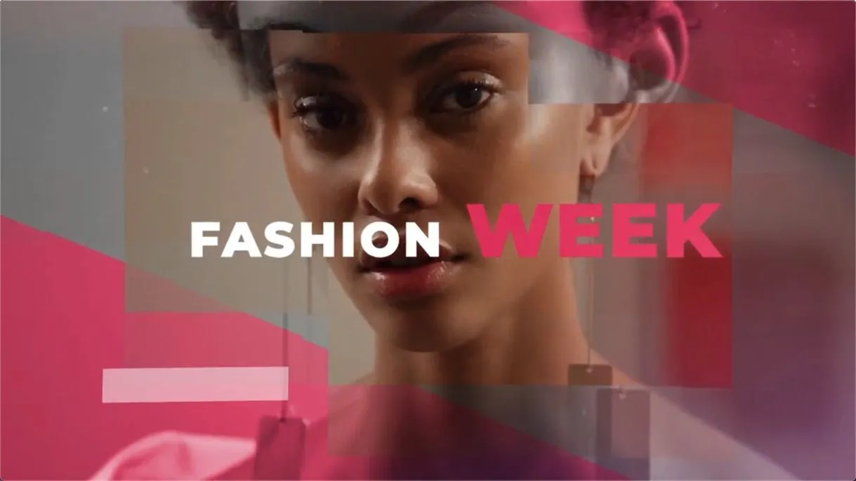 时尚动态的转场幻灯片像素设计精选AE模板