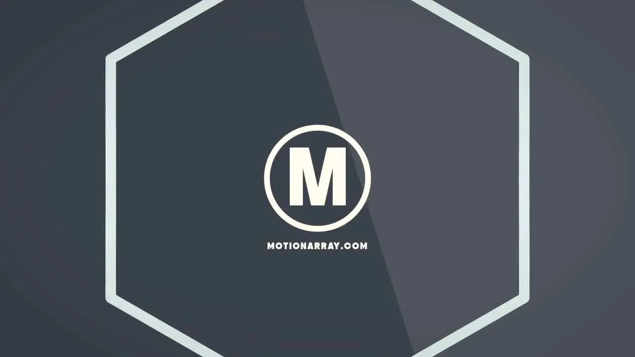 明亮的广告促销徽标开启展示像素设计精选AE模板