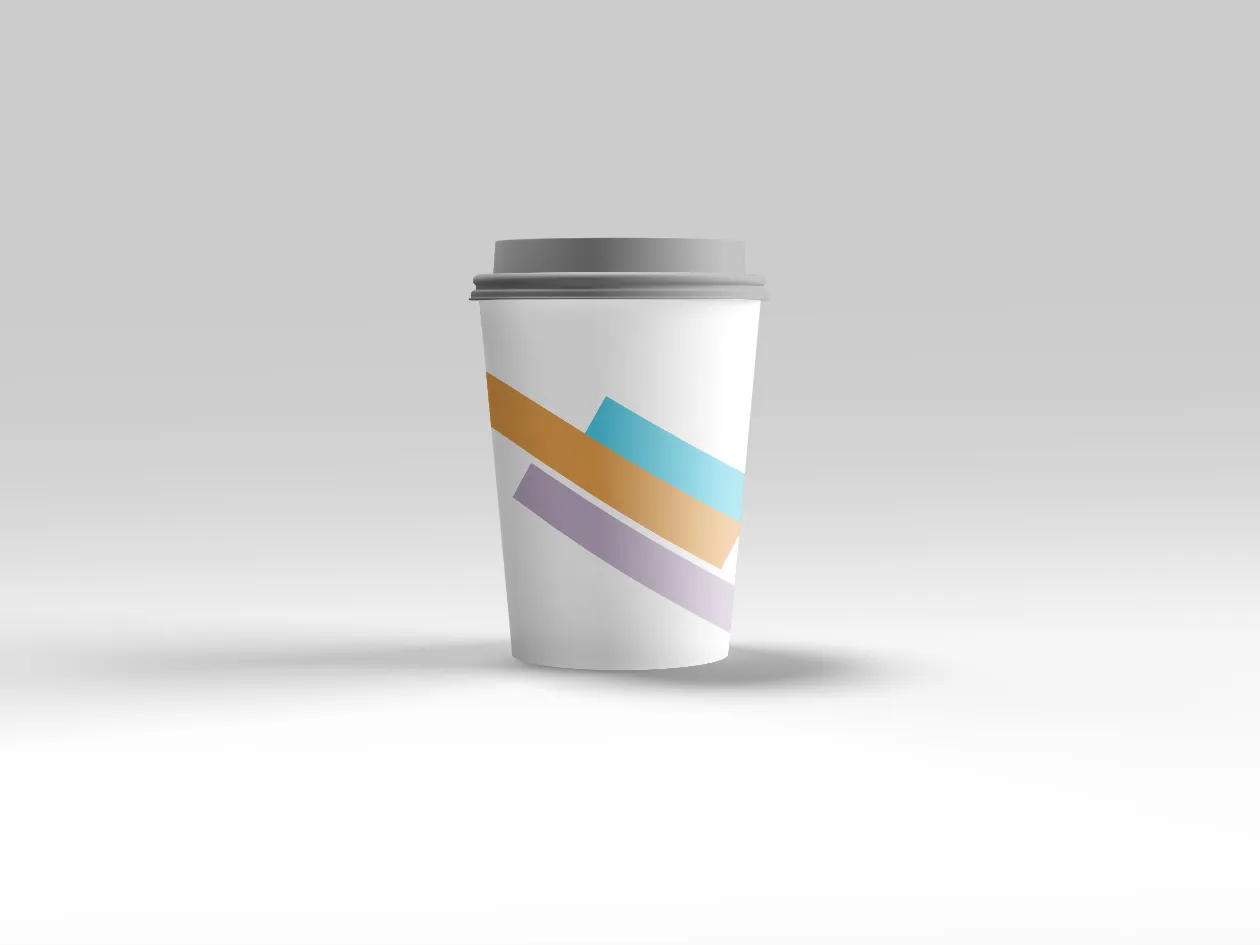 咖啡纸杯定制设计图样机模板 Coffee Cup Mockup
