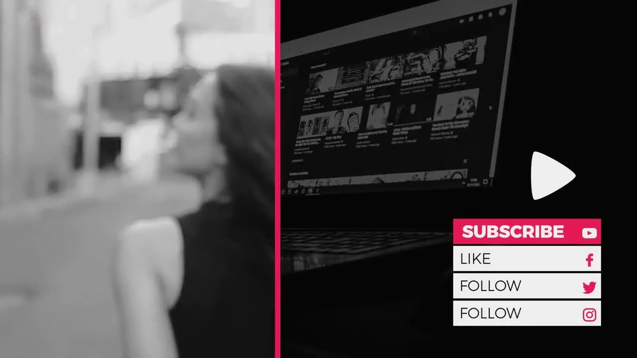 酷炫的下三分之一Youtube视频全屏标题像素设计精选AE模板