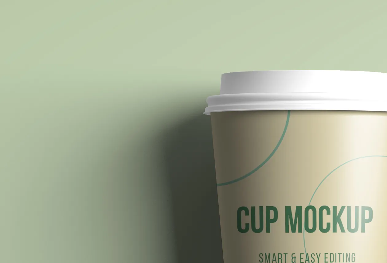 逼真的咖啡纸杯/茶杯设计图样机模板 Realistic Coffee / Tea Cup Mockup