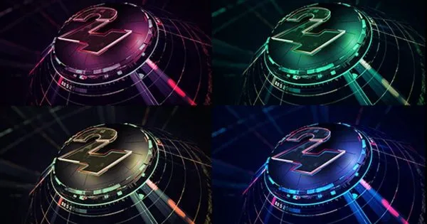 新闻直播节目片头样机像素设计精选AE模板 TV News