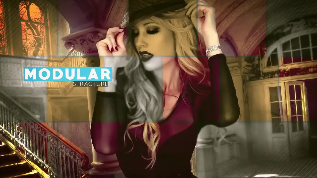 精美的时尚转场像素设计精选AE模板