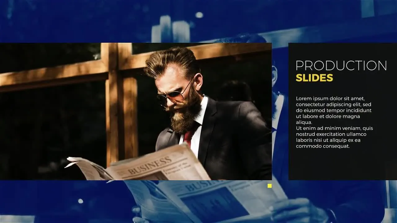 现代时尚创意的企业幻灯片像素设计精选AE模板