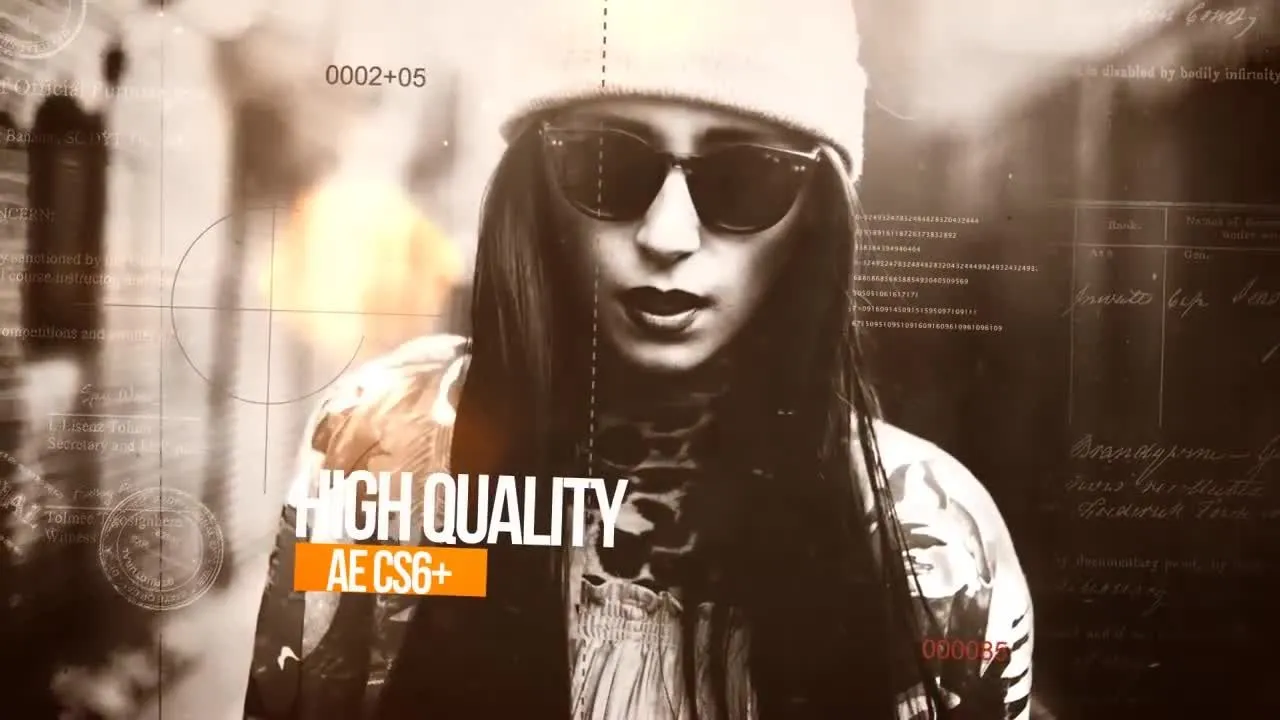 动画蹩脚的风格幻灯片像素设计精选AE模板