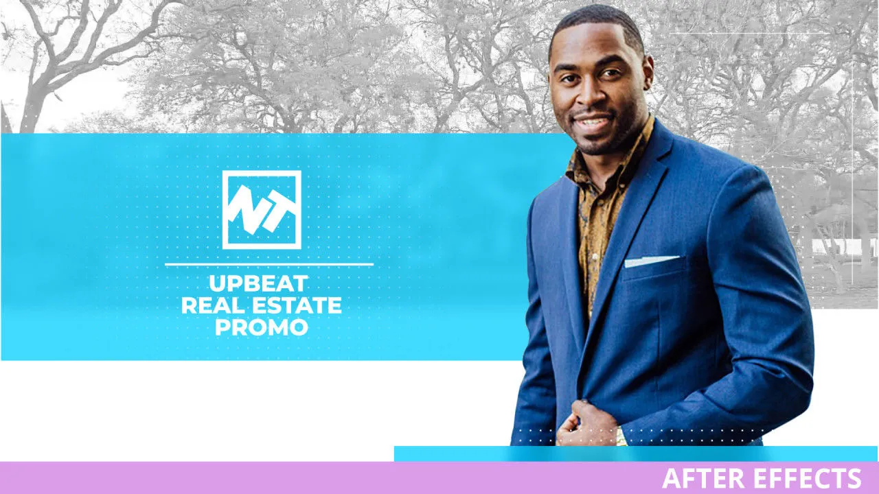 乐观的房地产促销像素设计精选AE模板