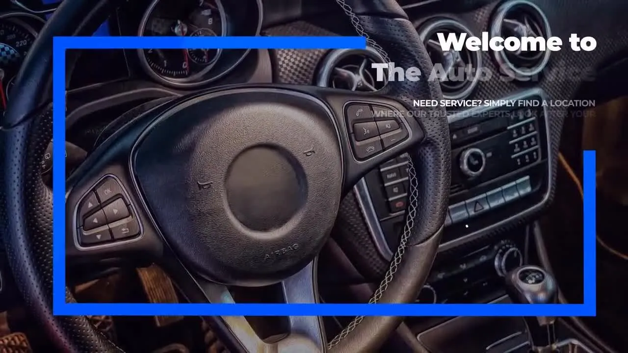 现代自动服务演示效果像素设计精选AE模板