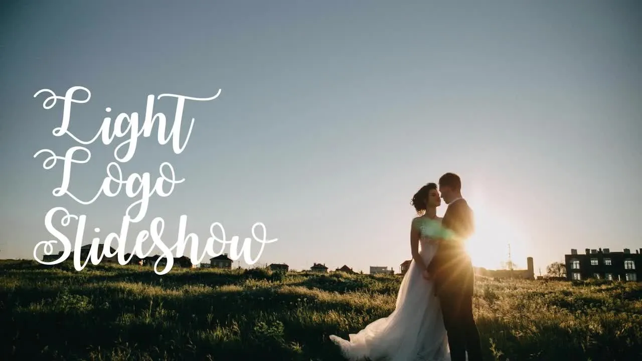 婚礼照片快速过渡和简单的文本动画像素设计精选AE模板