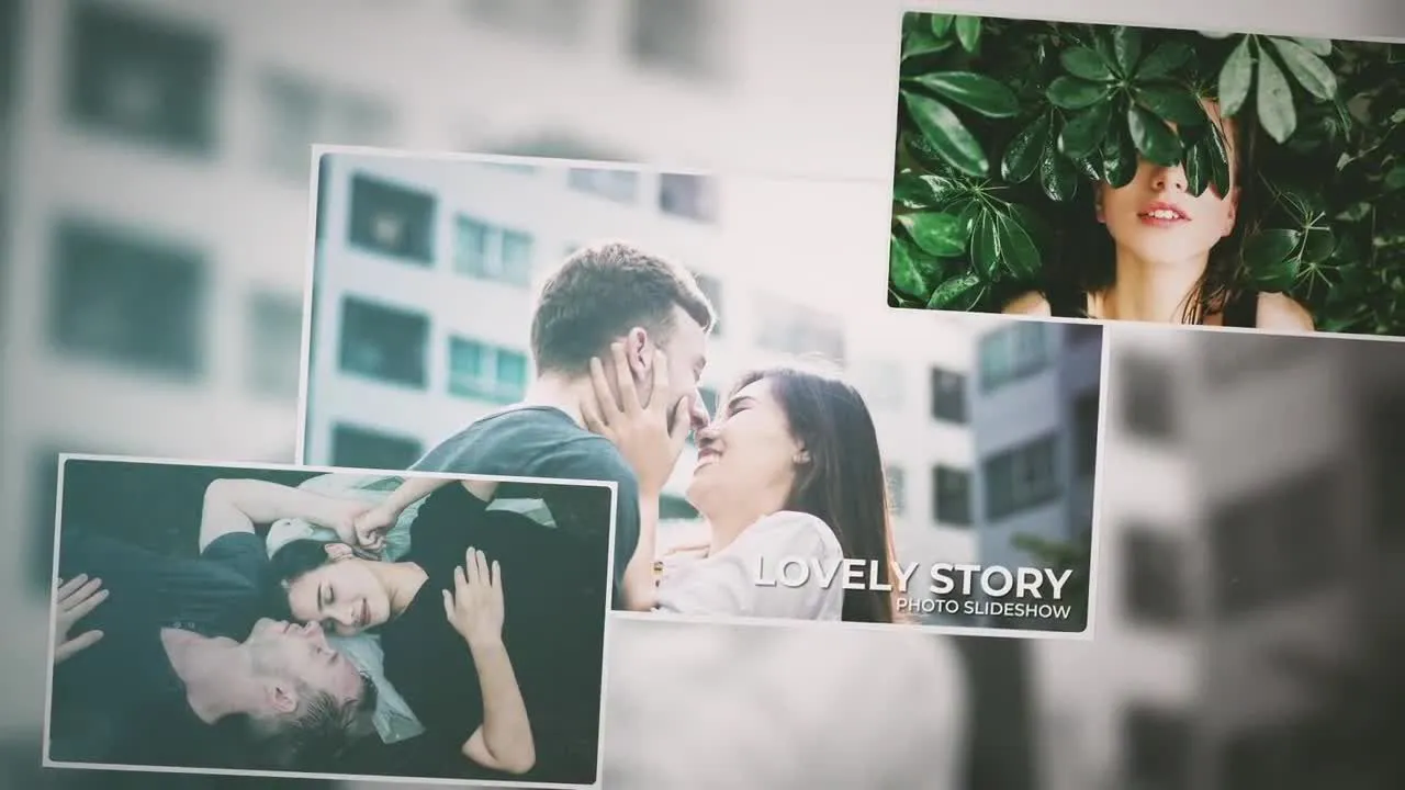 温馨照片展示动画像素设计精选AE模板