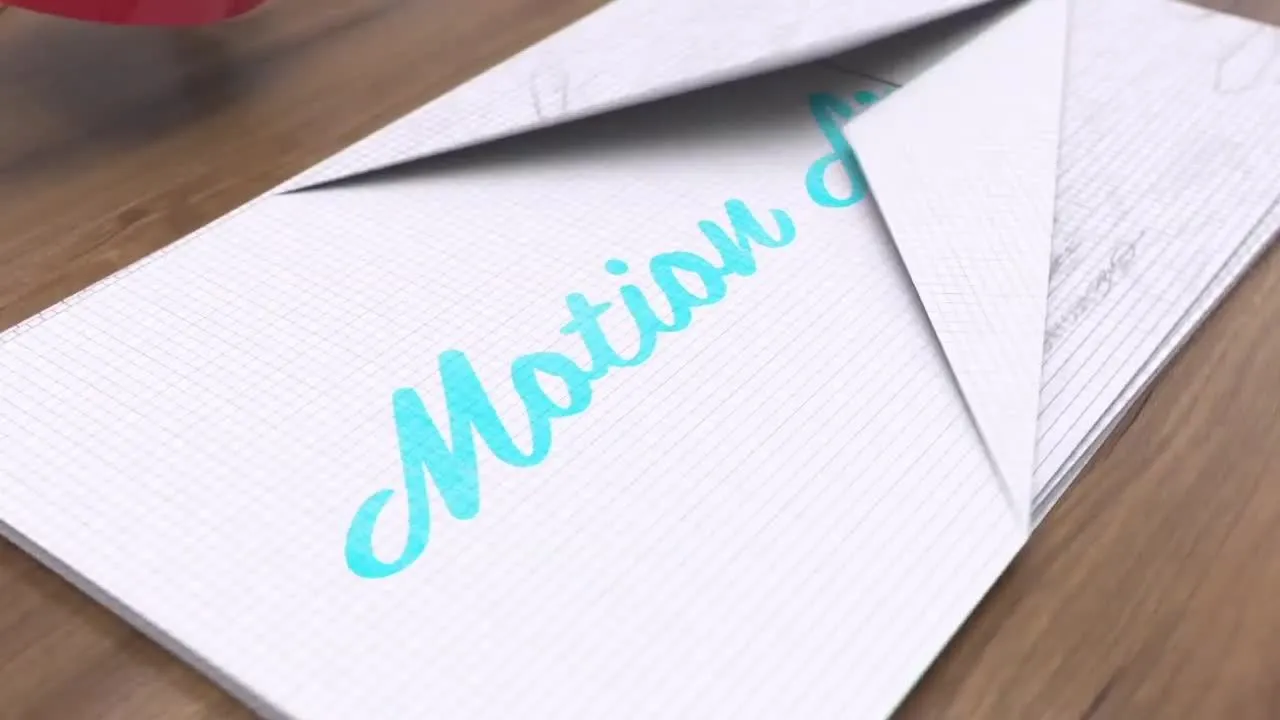 折纸徽标显示像素设计精选AE模板