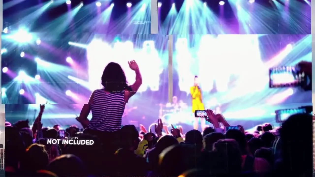 电子技术数字视差幻灯片像素设计精选AE模板