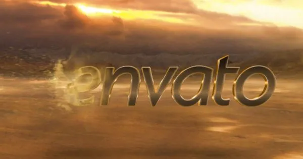 沙漠荒地电影效果logo演示像素设计精选AE模板 Wasteland Logo Reveal