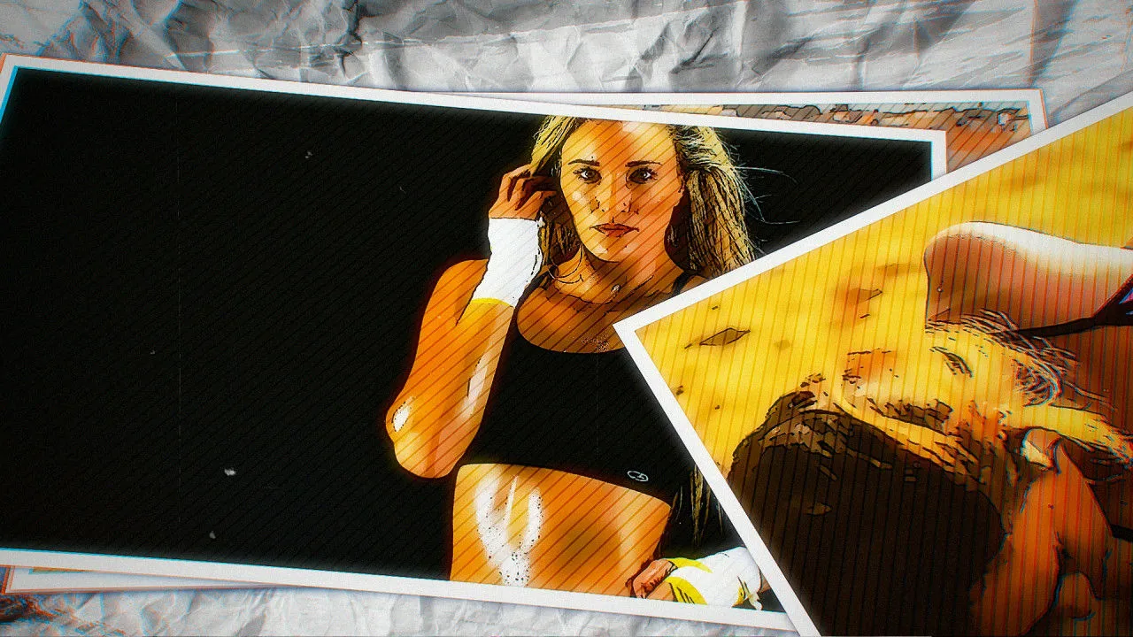 时尚活力创意的照片幻灯片像素设计精选AE模板