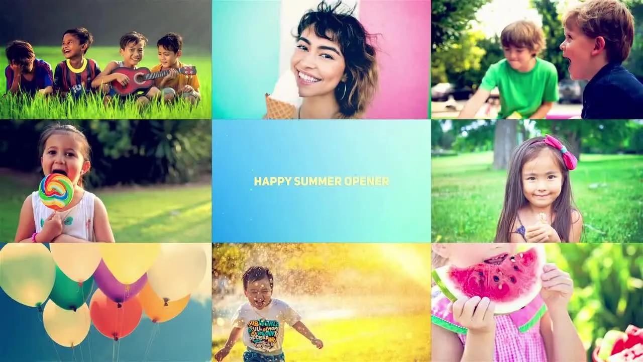 高品质照片动态动画展示像素设计精选AE模板