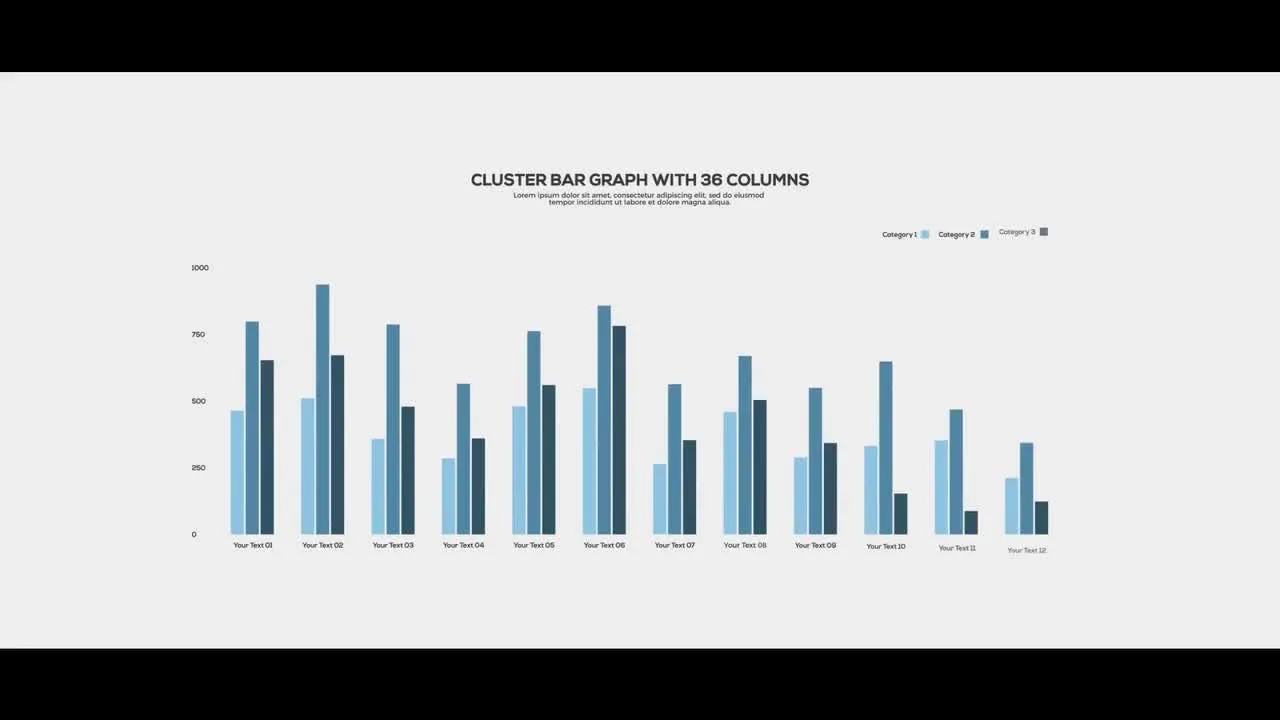 清洁信息图表包像素设计精选AE模板