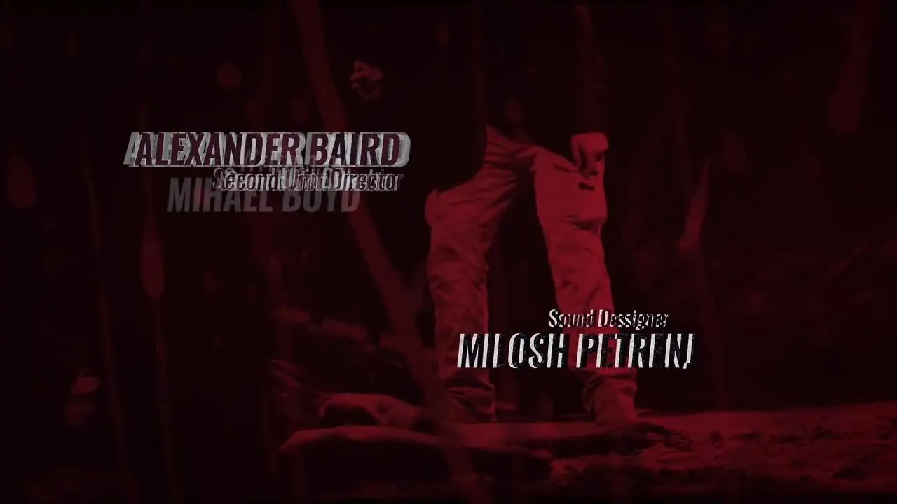 恐怖血液流动效果电影预告片头展示像素设计精选AE模板